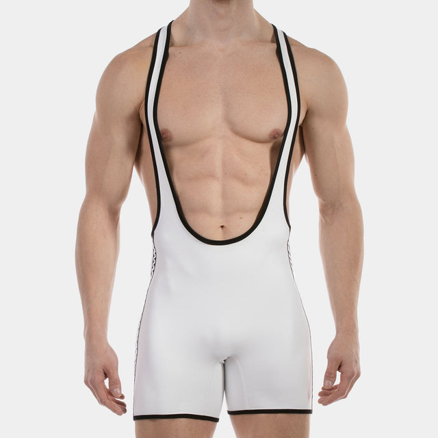 Barcode Berlin Backless Singlet Versos White Black