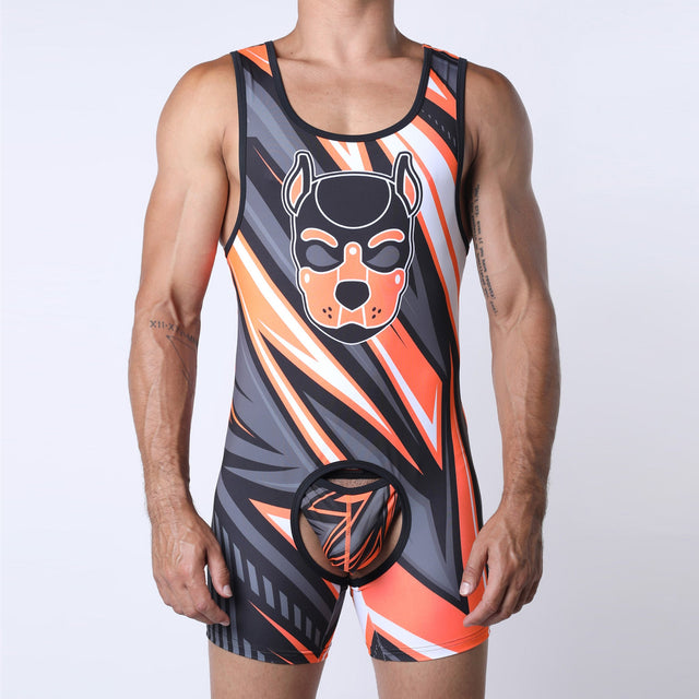 Cellblock 13 Kennel Club Lightning Pup Singlet Jock Orange