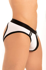 Dale Mas Kinky Jock Brief X White Black