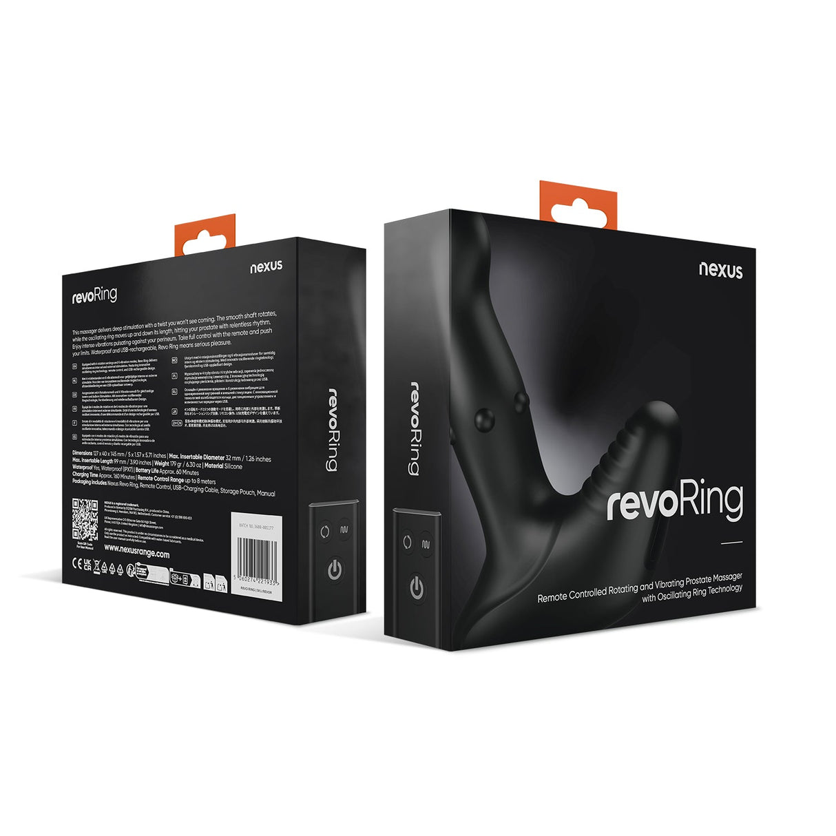 Nexus Revo Ring Rotating Prostate Massager with Remote