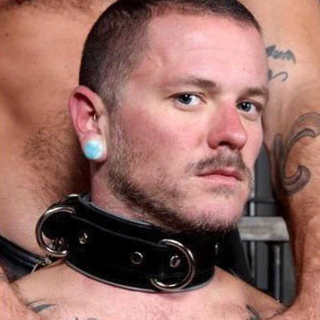 Fetters USA Leather Locking Bondage Collar
