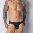 Gigo Plush Jock Brief Black