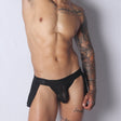 Gigo Plush Jock Skirt Black