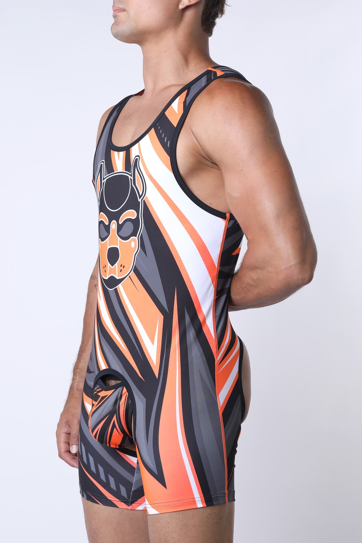 Cellblock 13 Kennel Club Lightning Pup Singlet Jock Orange