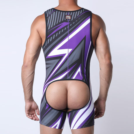 Cellblock 13 Kennel Club Lightning Pup Singlet Jock Purple