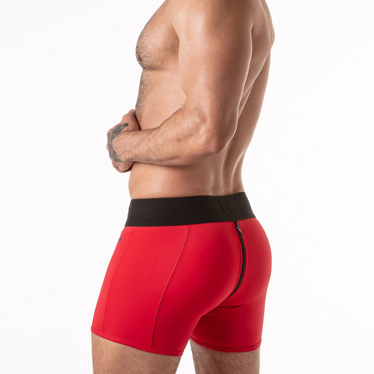 Locker Gear Wide Waistband Boxer Red