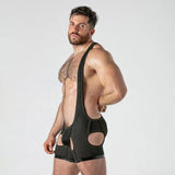 Locker Gear Zip Singlet Khaki