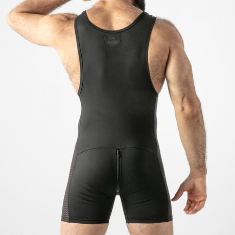 Locker Gear Open Access Singlet Black