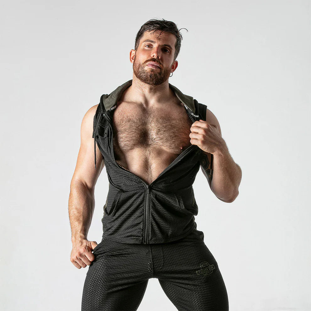 Locker Gear Sport Mesh Hoody Khaki