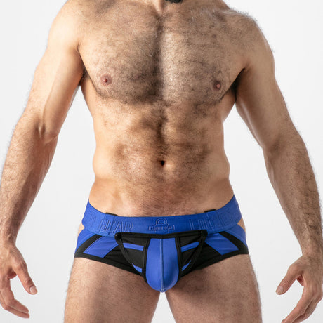 Locker Gear Open Access Jock Brief Blue