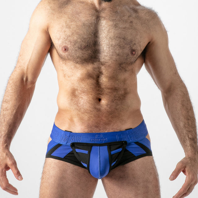 Locker Gear Open Access Jock Brief Blue