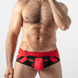 Locker Gear Open Access Jock Brief Red