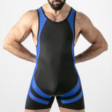 Locker Gear Open Access Singlet Blue