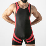 Locker Gear Open Access Singlet Red