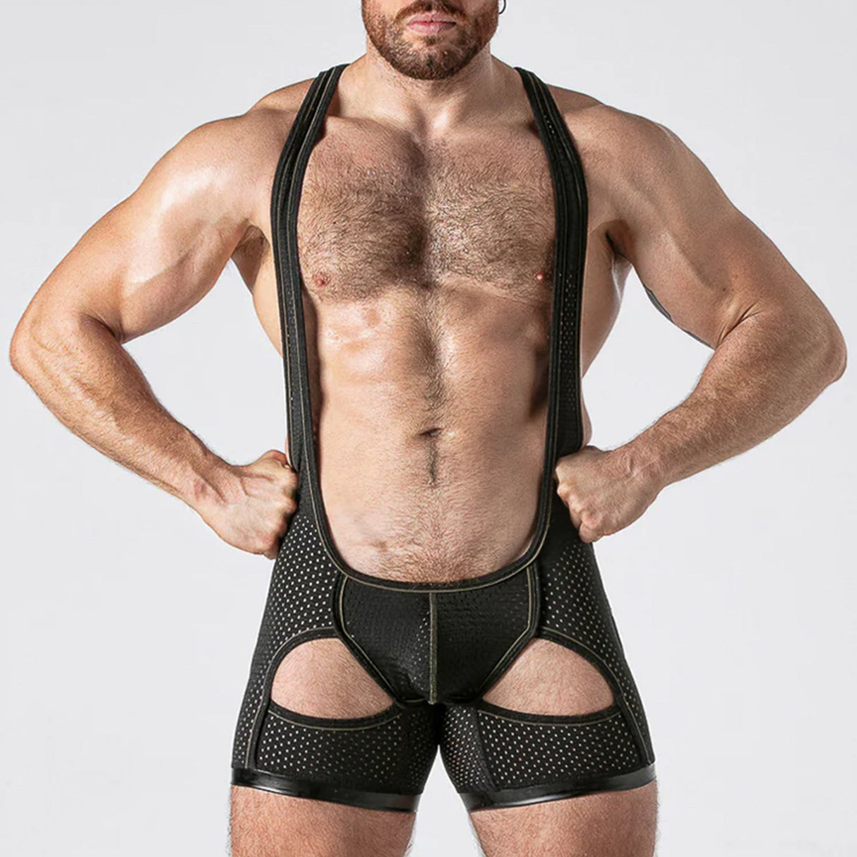 Locker Gear Zip Singlet Khaki