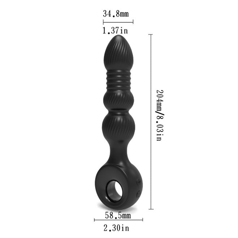 Command Pro Vibrating Thrusting Anal Plug