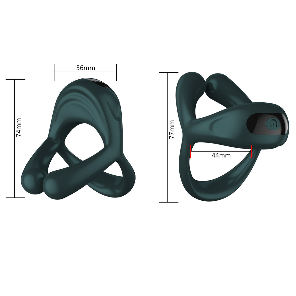 Command X10 Silicone Vibrating Cock Ring