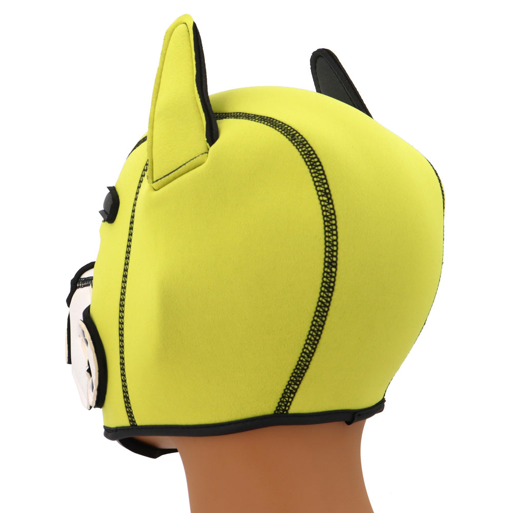 Growler Pup Hood Yellow White