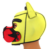 Growler Pup Hood Yellow Red