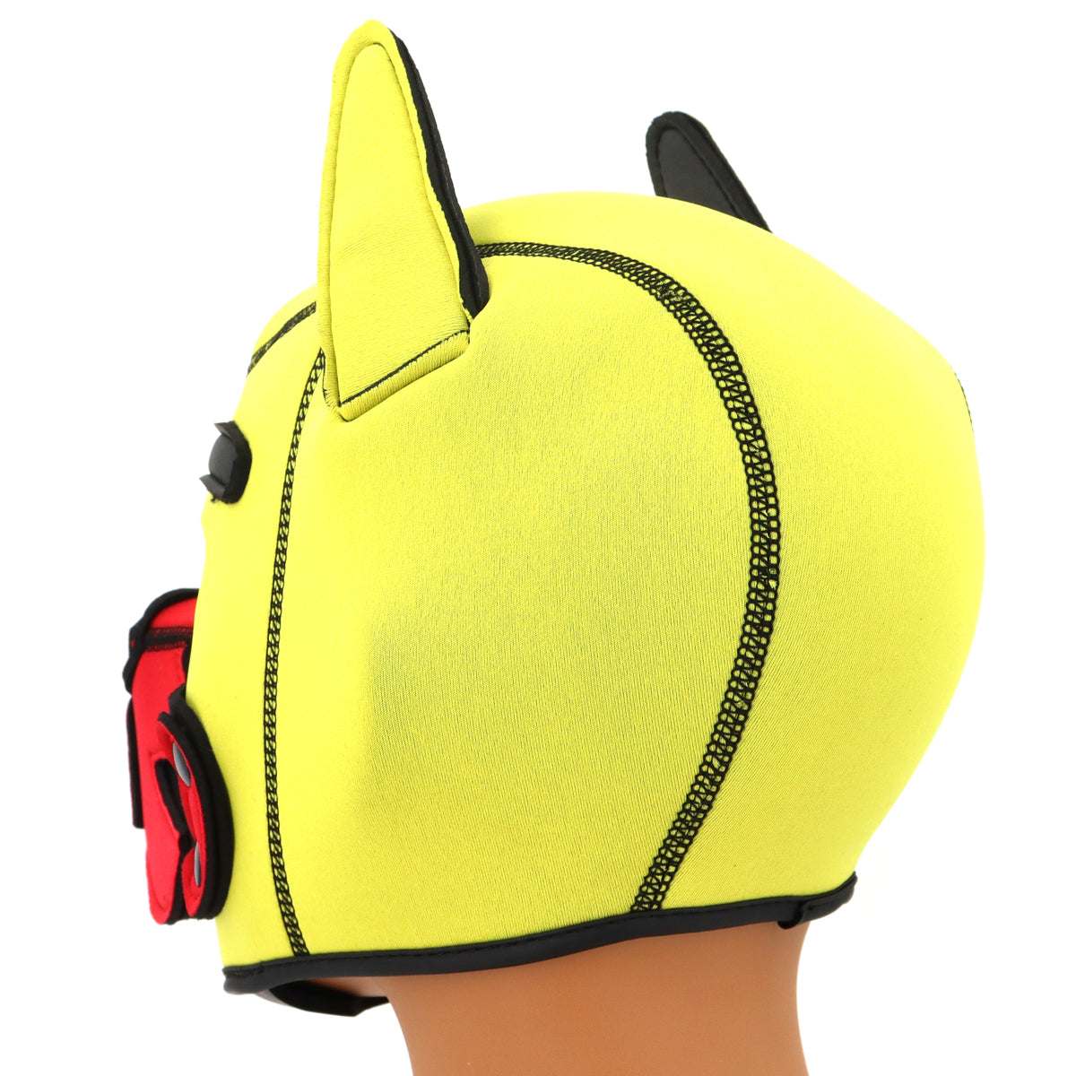 Growler Pup Hood Yellow Red