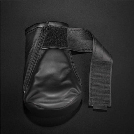 Mr S Leather Padded K9 Mitts Blue
