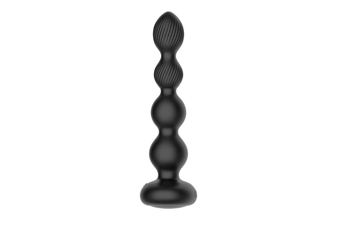 Nexus Tornado Rotating Beaded Anal Probe with Remote Large