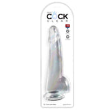 Pipedream King Cock Clear 10 Inch Dildo with Balls