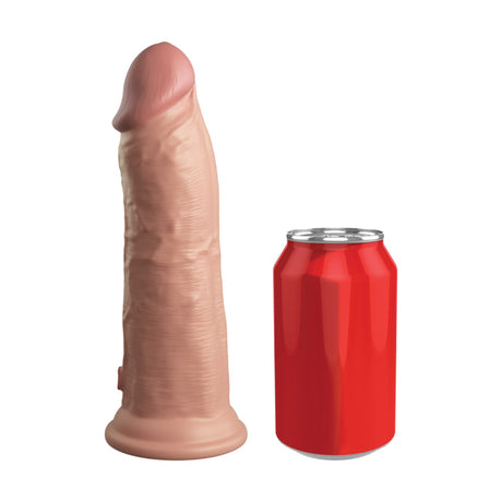 Pipedream King Cock Elite 8 Inch Vibrating Dual Density Silicone Cock Flesh