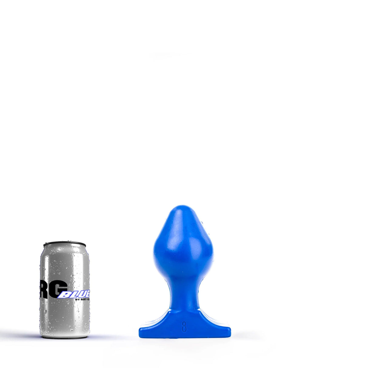 RG Blue Fuller Butt Plug 6 Inch Blue