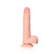 RealRock Straight Realistic Dildo with Balls 7 Inch Light
