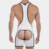 Barcode Berlin Backless Singlet Versos White Black