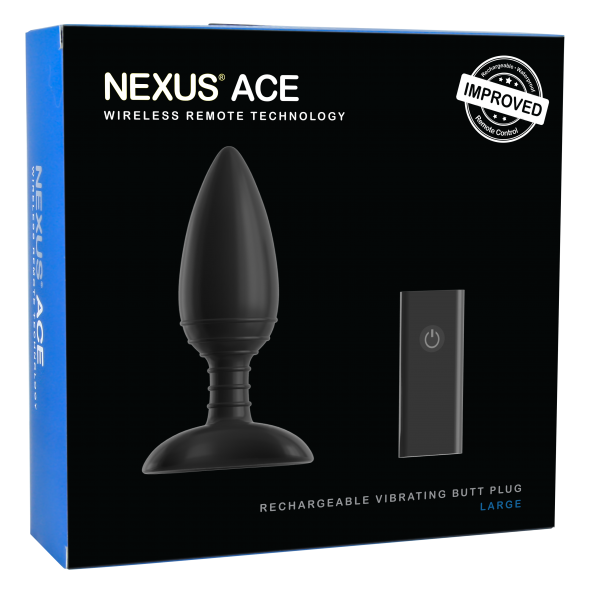 Nexus Ace Remote Controlled Butt Plug Large