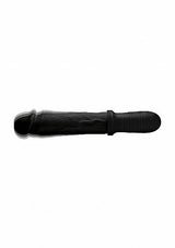 Master Series Auto Pounder Vibrating & Thrusting Dildo with Handle