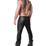 Cellblock 13 Axis Coated Zipper Pants Black