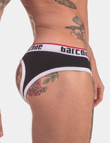 Barcode Berlin Backless Brief Maxime Black White