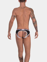 Barcode Berlin Backless Brief Maxime Black White