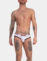 Barcode Berlin Backless Brief Maxime White Black