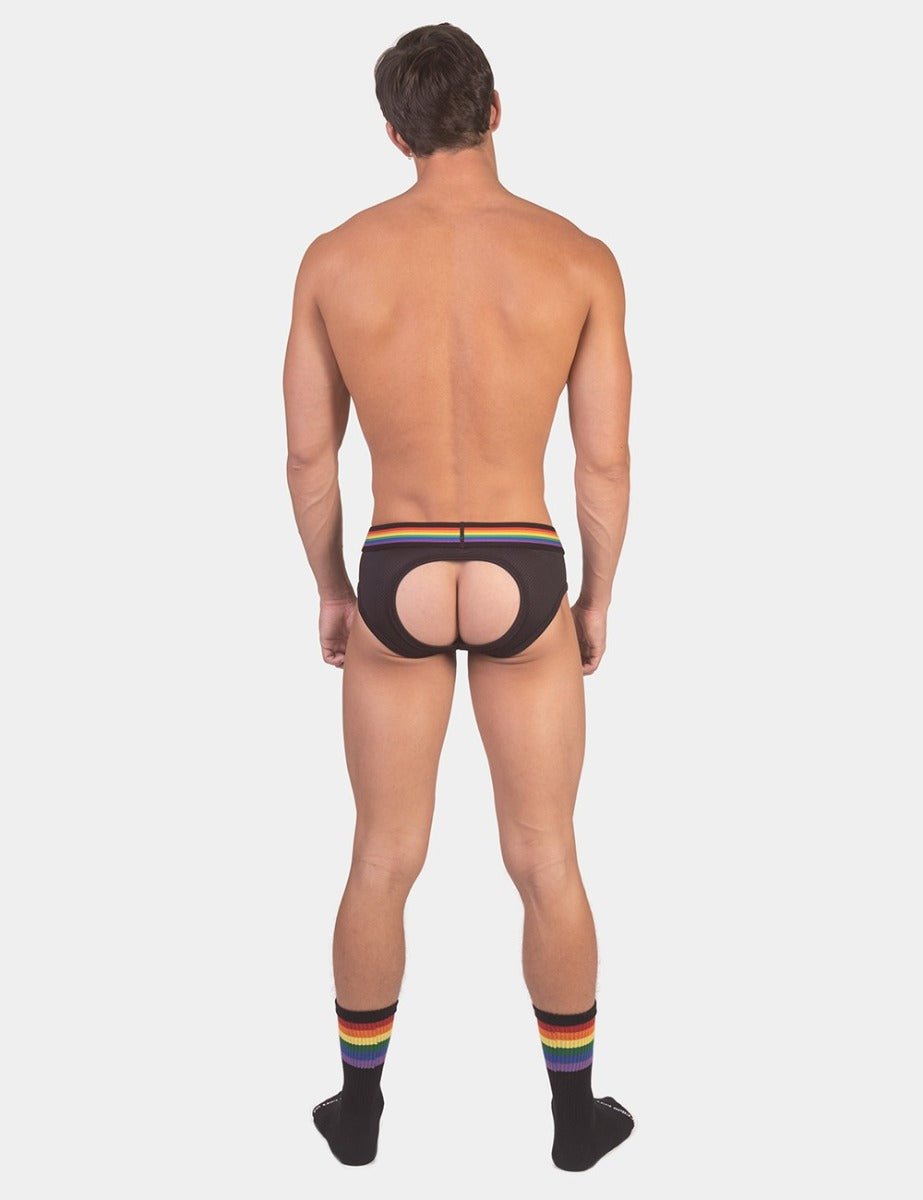 Barcode Berlin Backless Pride Brief Black