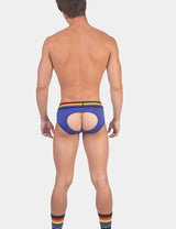 Barcode Berlin Backless Pride Brief Blue