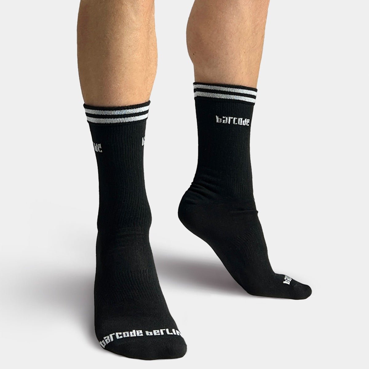 Barcode Berlin Festival Socks Black White