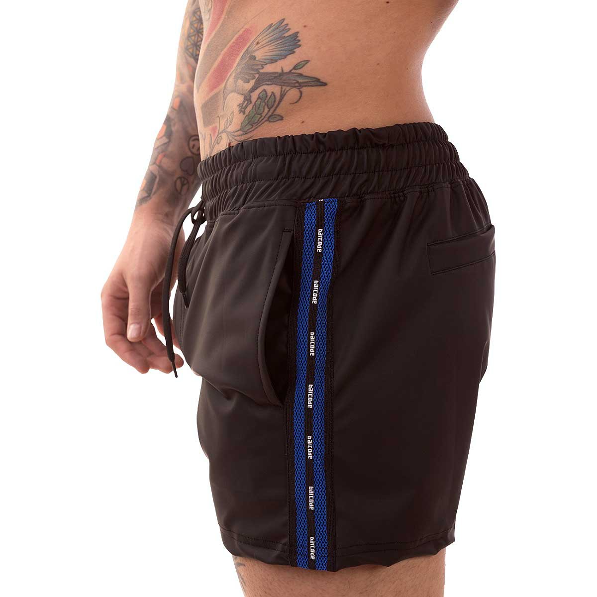 Barcode Berlin Fetish Short Zulu Black Blue
