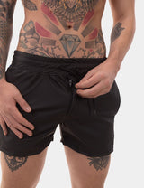 Barcode Berlin Fetish Short Zulu Black Red