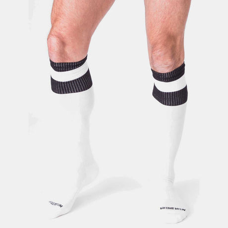 Barcode Berlin Football Socks White Black
