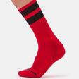 Barcode Berlin Gym Socks Red/Black - FETCH