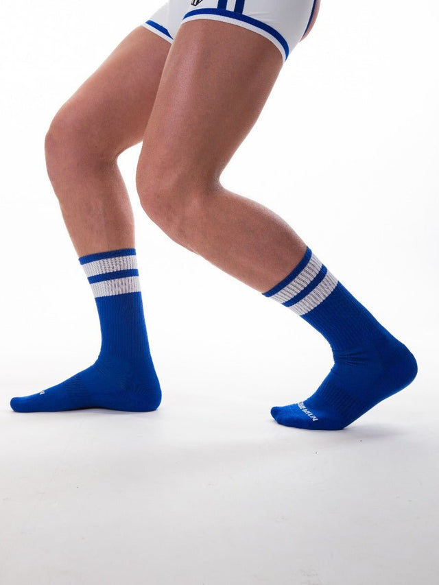 Barcode Berlin Gym Socks Royal White