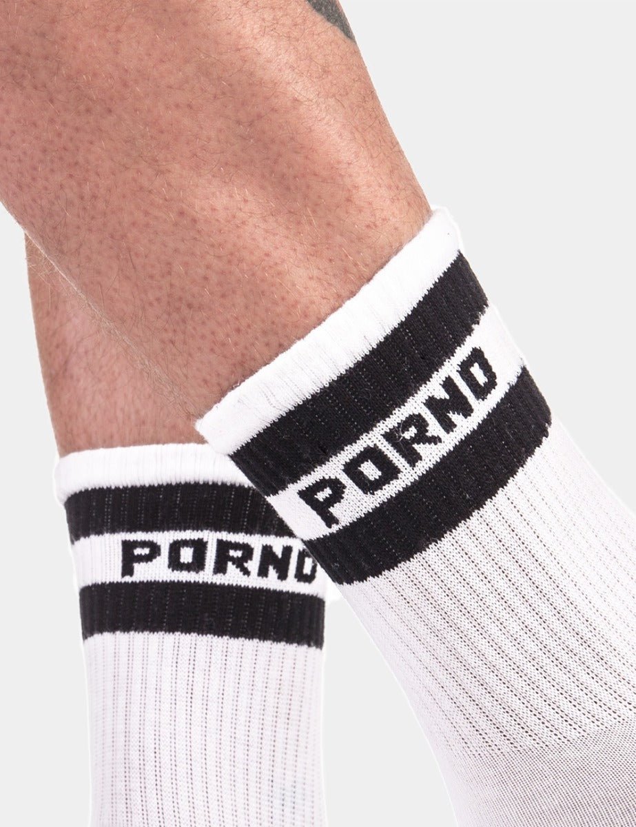 Barcode Berlin Half Fetish Socks Porno White Black