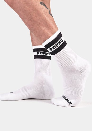 Barcode Berlin Half Fetish Socks Porno White Black