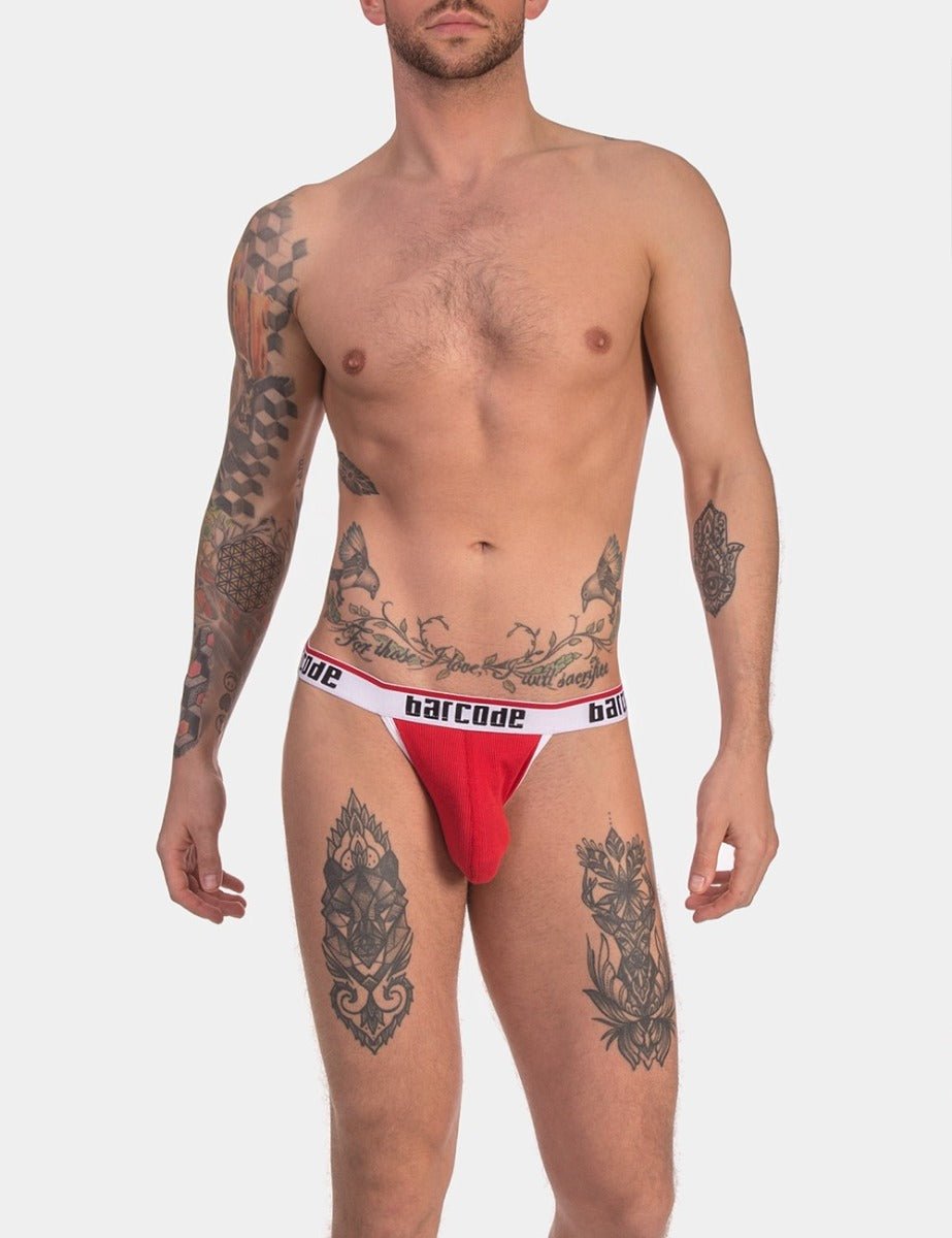 Barcode Berlin Jock Cosme Red White