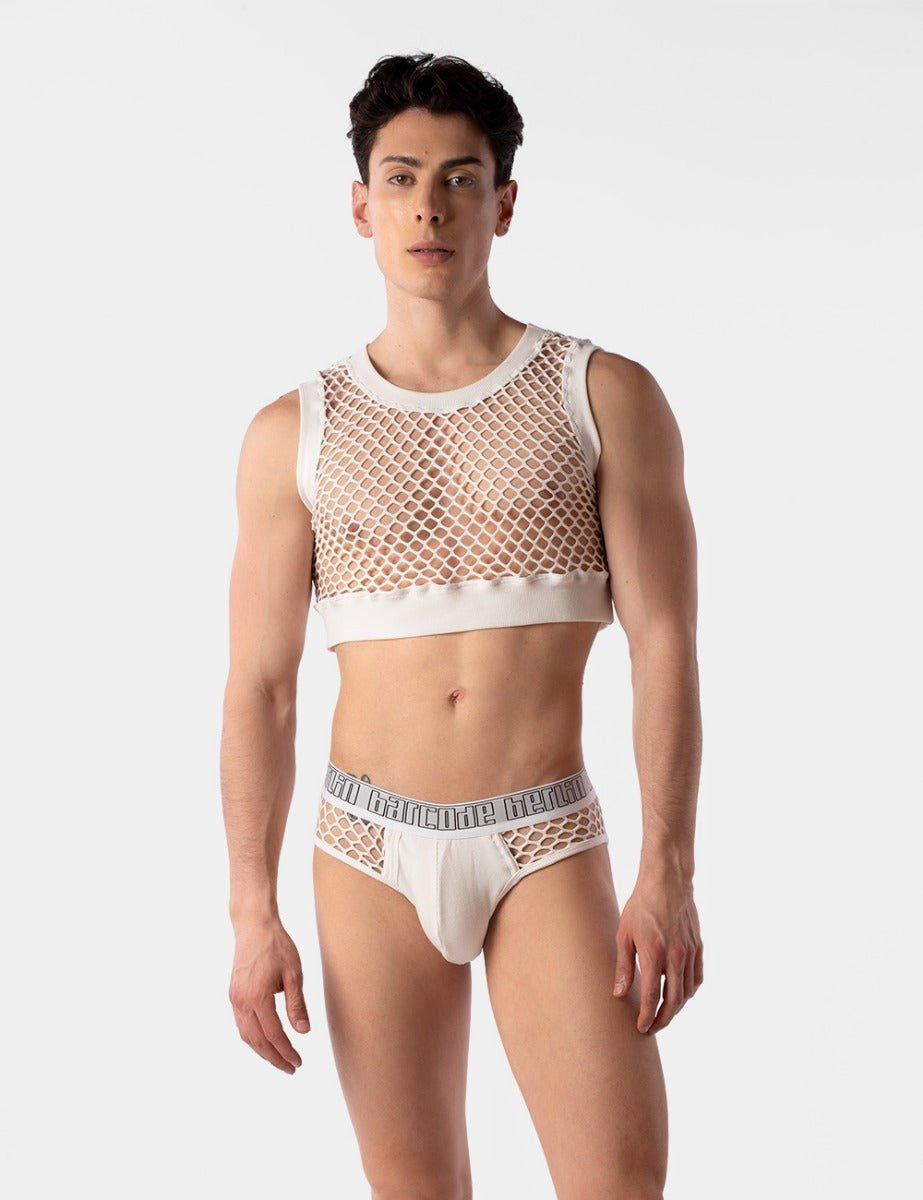 Barcode Berlin Mesh Brief Nursu White