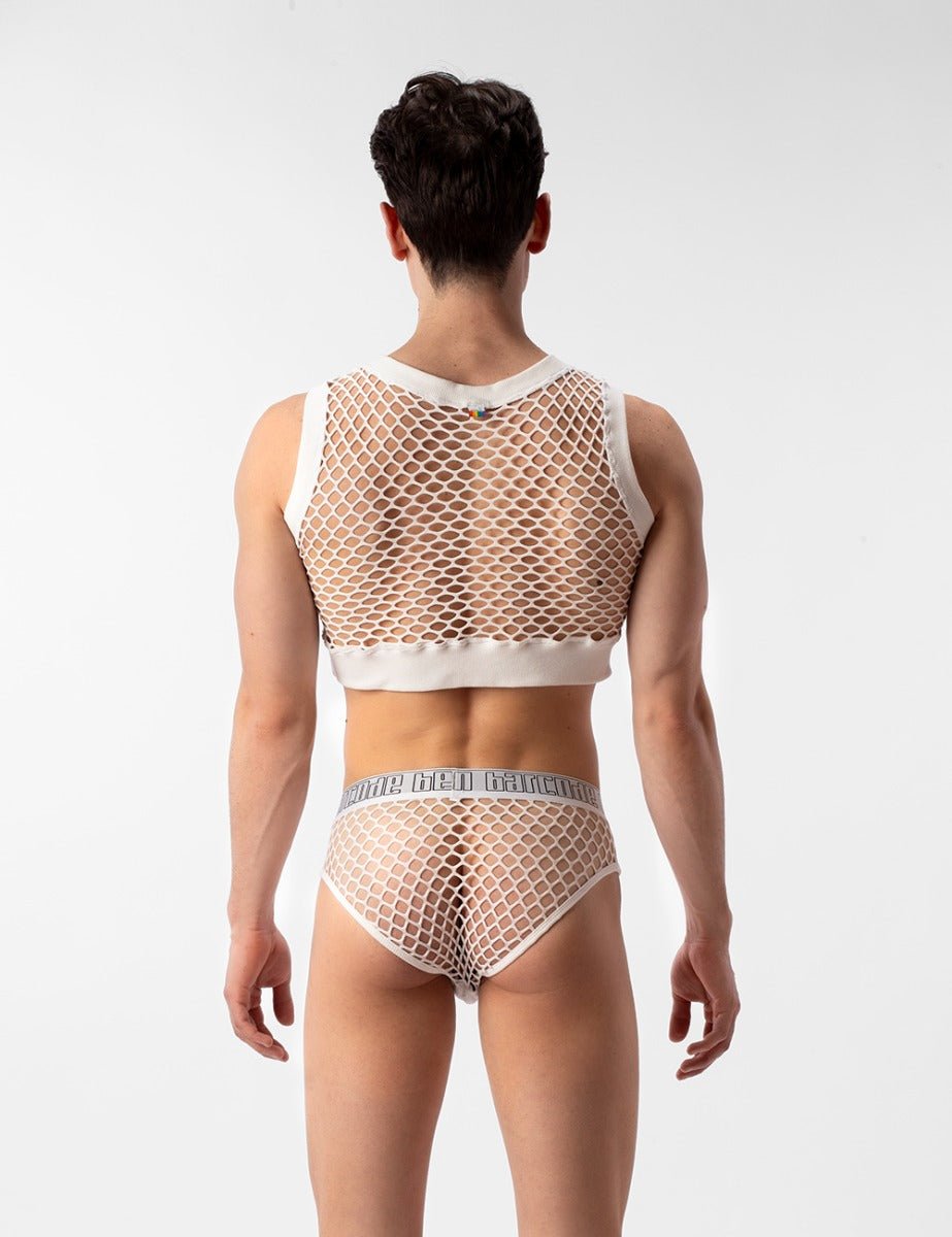 Barcode Berlin Mesh Brief Nursu White